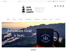 Tablet Screenshot of livelovenorth.com